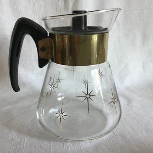Vintage Corningware Starburst 6 cups Coffee Pot / Carafe